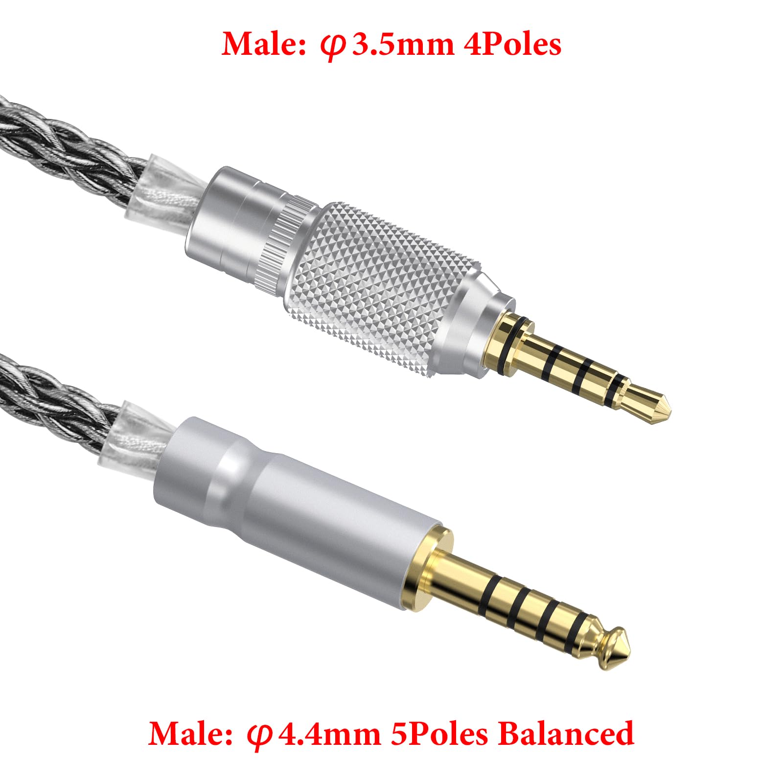 Amazon | Geekria Apollo シルバーメッキ アップグレード 4.4mm から